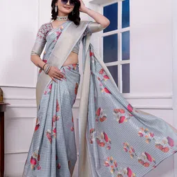 Sadika Checked Zari Kanjeevaram Saree-16
