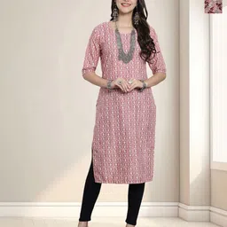 HERE&NOW Women Pack Of 2 Ethnic Motifs Printed Kurta-image-16