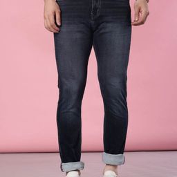 V-Mart Men Regular Fit Mid-Rise Clean Look Light Fade Stretchable Jeans-picture-35