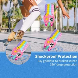 CASE CREATION Push Pop Unicorn Real 3D iPhone Xs Bumper Case Mobile Accessories image 4