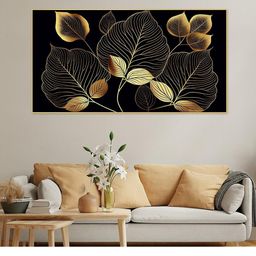 DEKORSTATION Gold Canvas Wall Art-image-59