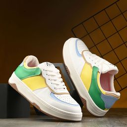 MISEEN Women Colourblocked Sneakers-19