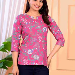 Metronaut Women Ethnic Motifs Print Straight Kurti-image-9