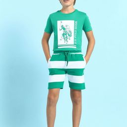 U.S. Polo Assn. Kids Boys Striped Technology Shorts-picture-47
