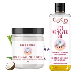 Coco Crush Set Of 2 Lice Removal Hair Cream 50 g With Lice Oil 100 ml-8