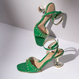 Inc 5 Embellished Party High-Top Block Sandals-37