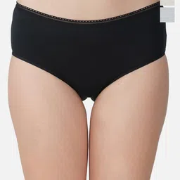 Carlton London Pack Of 3 Cotton Assorted Mid-Rise Hipster Briefs + CL-HP-S-OP9-ASST7-PO3-picture-24