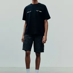 H&M Relaxed Fit Cargo Shorts-image-123