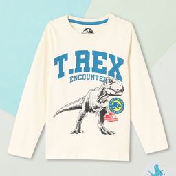 max Boys Printed V-Neck Applique T-shirt-picture-29