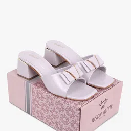 Justin Whyte Women Bows Detail Block Heel Sandals-30