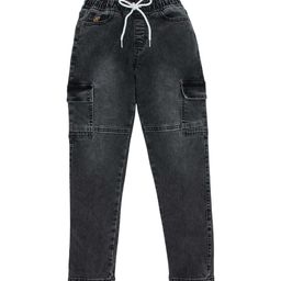 Knit N Knot Boys Relaxed Fit Light Fade Stretchable Jeans-image-12