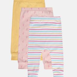 MINI KLUB Infant Girls Pack Of 3 Printed Joggers-image-58