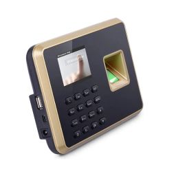 Fingerprint Time Attendance Machine 100-240V Fingerprint Time Recorder Improve Efficiency With Our Fingerprint Time Recorder For Your Company - Black Gold - RS6830Fingerprint Time Attendance Machine 100-240V Fingerprint Time Recorder Improve Efficiency With Our Fingerprint Time Recorder For Your Company - Black Gold - RS6830 image 2