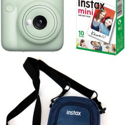 FUJIFILM Instax mini 12 Mint Green Instant camera + 10x1 Film+Instax Blue pouch Instant Camera-picture-26