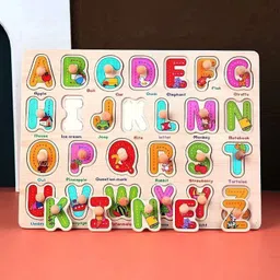 shalafi Montessori Early Education Board Capital Alphabet Matching Game & Puzzle Toys-picture-43