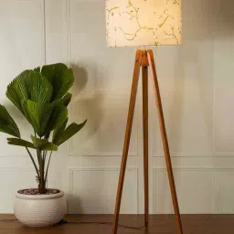 ashni Carina Teak Wooden Floor Lamp-picture-26