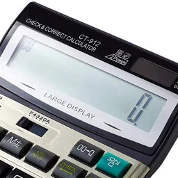 gitllzen Financial and Business Office Calculator with 112 Steps Check & Two Way Power & GT Keys with Big Large LCD Display BasicCalculator image 3