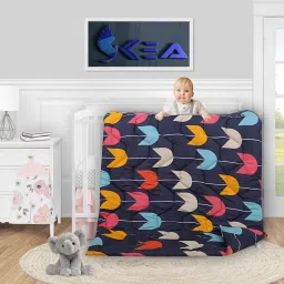Printed Double Crib Baby Blanket for Mild Winter-image-3