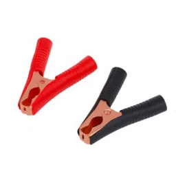 100A Crocodile Alligator Clip Copper Clamp Black and Red Pair-16