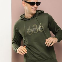 Harvard Typography Printed Hooded Sweatshirt-image-82