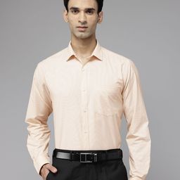 Park Avenue Slim Fit Pinstriped Formal Shirt-image-98