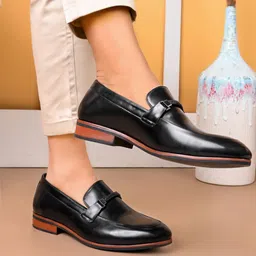 San Frissco Men PU Round Toe Formal Loafers-picture-48