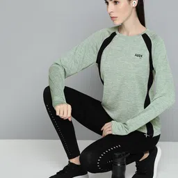 HRX by Hrithik Roshan Women Striped T-shirt-picture-3