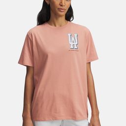 UNDER ARMOUR Brand Logo Printed Drop-Sleeves Collegiate Oversized T-shirt-image-101