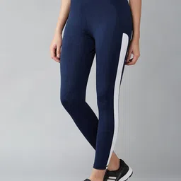 Blinkin Women Navy Blue Solid Tights-image-32