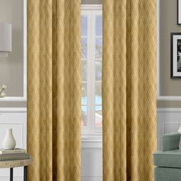 Aura Beige Set of 2 Ethnic Motifs Long Door Curtain-16