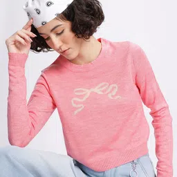 glitchez Easy Breeze Acrylic Drop-Shoulder Pullover-image-56