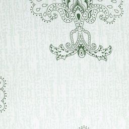 SWAYAM White & Green Set of 2 Ethnic Motifs Square Cushion Covers image 4