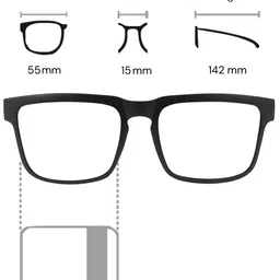 Eyewearlabs Square Sunglasses with Polarised Lens image 3