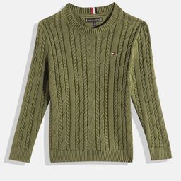 Tommy Hilfiger Boys Cable Knit Pullover-image-79