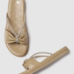 Marc Loire Embellished Open Toe Flats-50