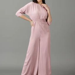 showoffff SHOWOFF Pink Striped Jumpsuit-picture-22