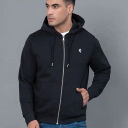 Red Tape Black Regular Fit Hooded Sweatshirt-image-60