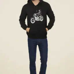 Weardo Black Printed Hoodie-picture-21