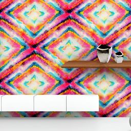 ArtzFolio Printed UV-Resistant Anti-Bacterial Shibori Ikat Batik Art Peel & Stick Wallpaper-image-42