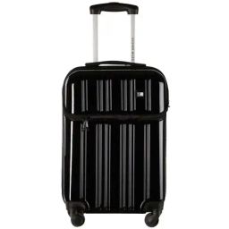 Nasher Miles New York 4 Wheel 56 cm/22" ABS & PC Hard Sided Cabin Luggage - Trolley Bag (Black)-image-97