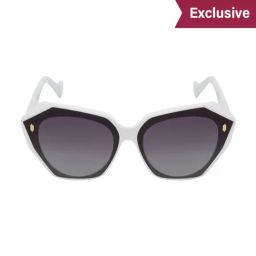 Ted Smith Grey Cat Eye Polarized Sunglasses for Women-image-82