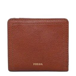 Fossil Logan Brown Solid Bi-Fold Wallet for Women-3