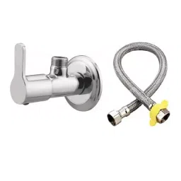 Fastgear Bathroom Faucet Set Stainless Steel Chrome Finish Silver, FG2263 ( Pack of 2)-image-36