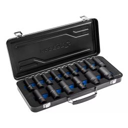 Hogert Technik 12.7 mm (1/2 Inch) Chromium Molybdenum Alloy Steel Impact Socket HT4R049 (Set of 15 Pcs)-33