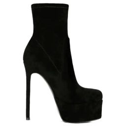 London Rag Women's Black Stiletto Booties-picture-11