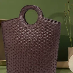 ENSAC PU Structured Handheld Bag with Quilted image 1