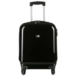 Nasher Miles Abs 53Cms Black Hardsided Cabin Trolley Bag-image-0