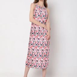 Vero Moda Multicolor Printed Midi Dress-image-19