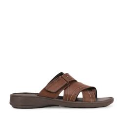 Bata Men's Brown Toe Ring Sandals-image-52