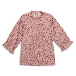 Cantabil Kids Pink Floral Print Top-image-40